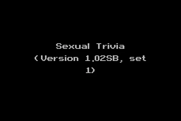Sexual Trivia (Version 1.02SB, set 1)