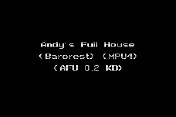 Andy's Full House (Barcrest) (MPU4) (AFU 0.2 KD)