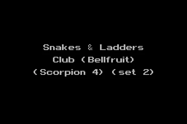 Snakes & Ladders Club (Bellfruit) (Scorpion 4) (set 2)