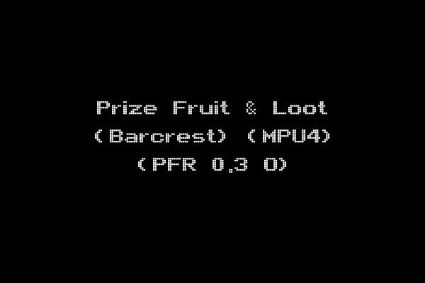 Prize Fruit & Loot (Barcrest) (MPU4) (PFR 0.3 O)
