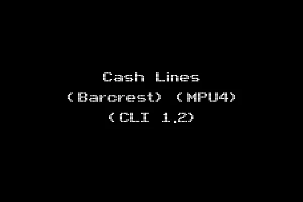 Cash Lines (Barcrest) (MPU4) (CLI 1.2)