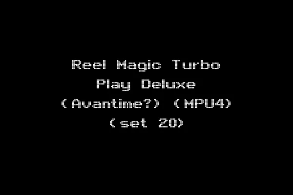 Reel Magic Turbo Play Deluxe (Avantime?) (MPU4) (set 20)