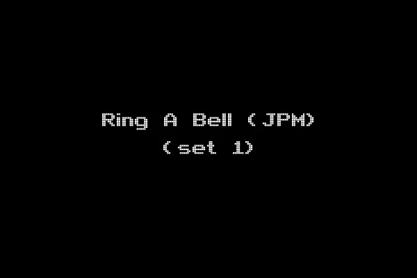 Ring A Bell (JPM) (set 1)