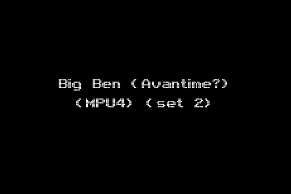 Big Ben (Avantime?) (MPU4) (set 2)