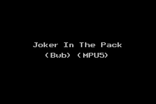 Joker In The Pack (Bwb) (MPU5)