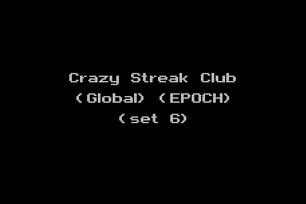 Crazy Streak Club (Global) (EPOCH) (set 6)