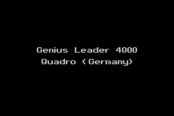 Genius Leader 4000 Quadro (Germany)