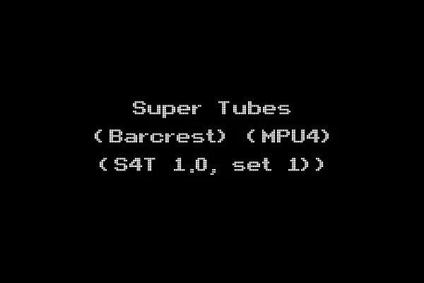 Super Tubes (Barcrest) (MPU4) (S4T 1.0, set 1))