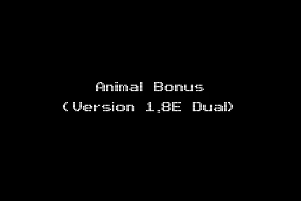 Animal Bonus (Version 1.8E Dual)