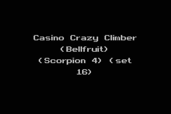 Casino Crazy Climber (Bellfruit) (Scorpion 4) (set 16)