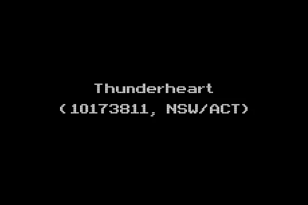 Thunderheart (10173811, NSW/ACT)