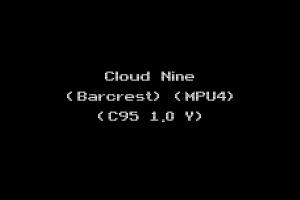 Cloud Nine (Barcrest) (MPU4) (C95 1.0 Y)