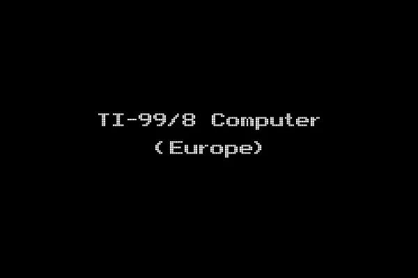 TI-99/8 Computer (Europe)