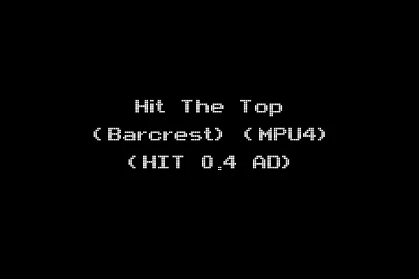 Hit The Top (Barcrest) (MPU4) (HIT 0.4 AD)
