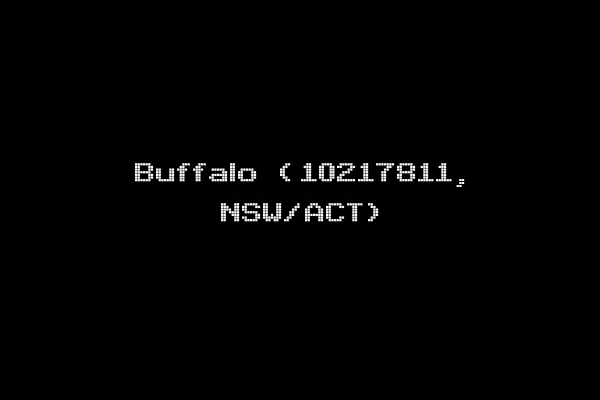 Buffalo (10217811, NSW/ACT)