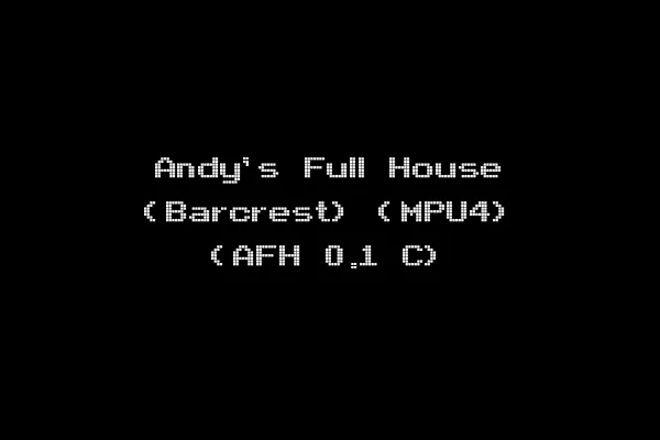 Andy's Full House (Barcrest) (MPU4) (AFH 0.1 C)