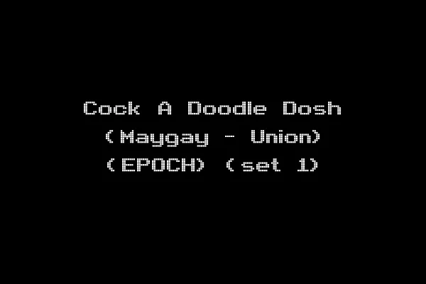 Cock A Doodle Dosh (Maygay - Union) (EPOCH) (set 1)