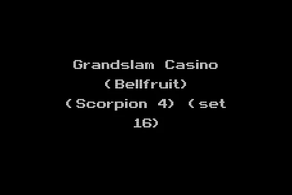 Grandslam Casino (Bellfruit) (Scorpion 4) (set 16)
