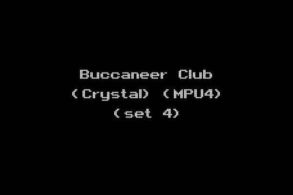 Buccaneer Club (Crystal) (MPU4) (set 4)