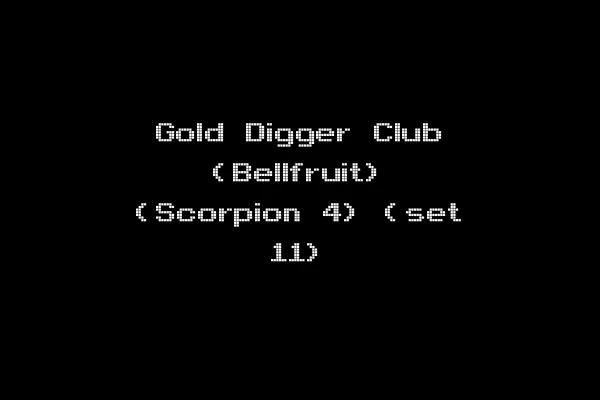 Gold Digger Club (Bellfruit) (Scorpion 4) (set 11)