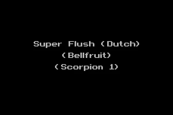 Super Flush (Dutch) (Bellfruit) (Scorpion 1)