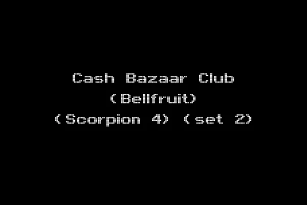 Cash Bazaar Club (Bellfruit) (Scorpion 4) (set 2)