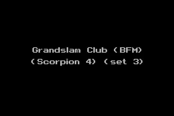 Grandslam Club (BFM) (Scorpion 4) (set 3)