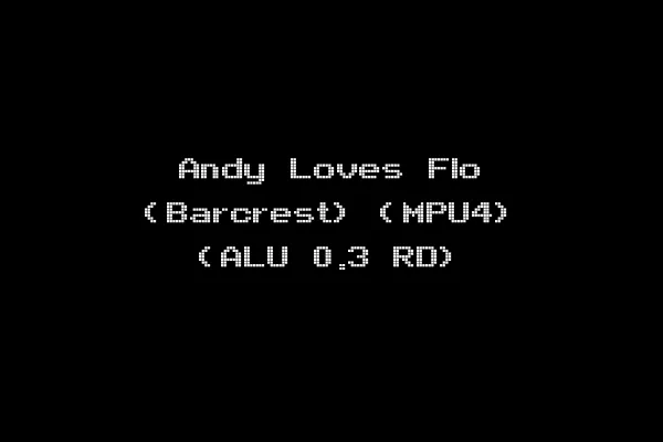 Andy Loves Flo (Barcrest) (MPU4) (ALU 0.3 RD)