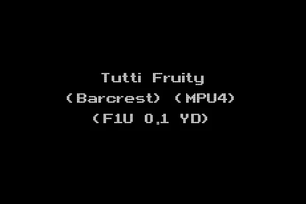 Tutti Fruity (Barcrest) (MPU4) (F1U 0.1 YD)