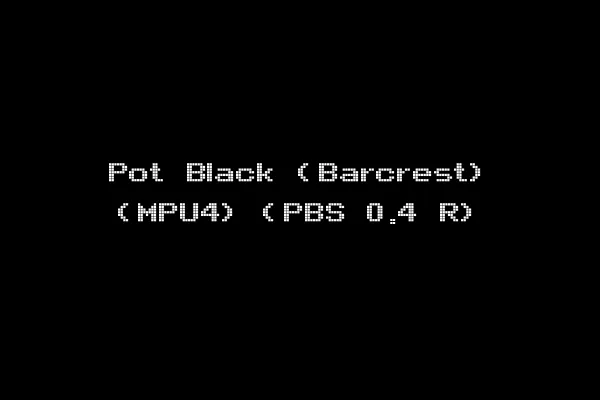 Pot Black (Barcrest) (MPU4) (PBS 0.4 R)