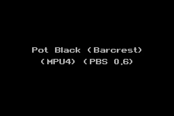 Pot Black (Barcrest) (MPU4) (PBS 0.6)