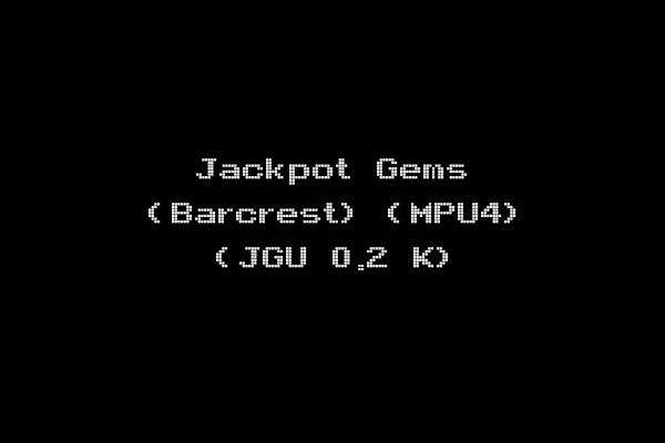 Jackpot Gems (Barcrest) (MPU4) (JGU 0.2 K)