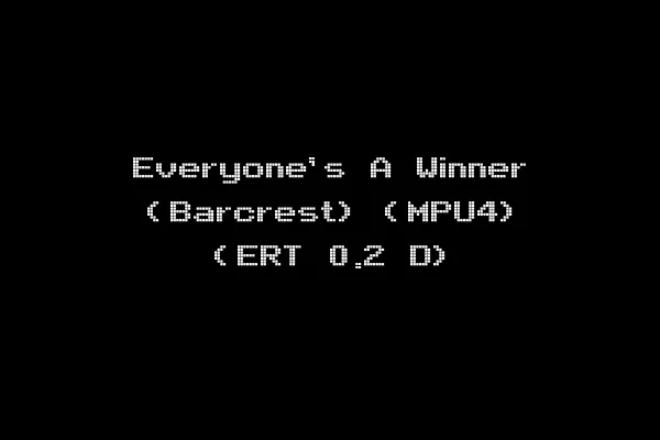 Everyone's A Winner (Barcrest) (MPU4) (ERT 0.2 D)