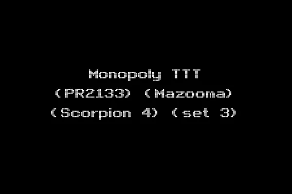 Monopoly TTT (PR2133) (Mazooma) (Scorpion 4) (set 3)