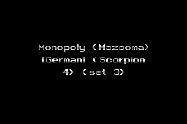 Monopoly (Mazooma) [German] (Scorpion 4) (set 3)