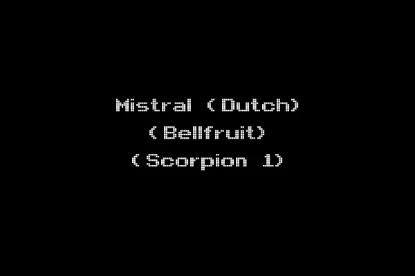 Mistral (Dutch) (Bellfruit) (Scorpion 1)