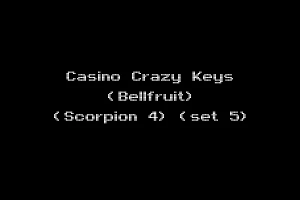 Casino Crazy Keys (Bellfruit) (Scorpion 4) (set 5)