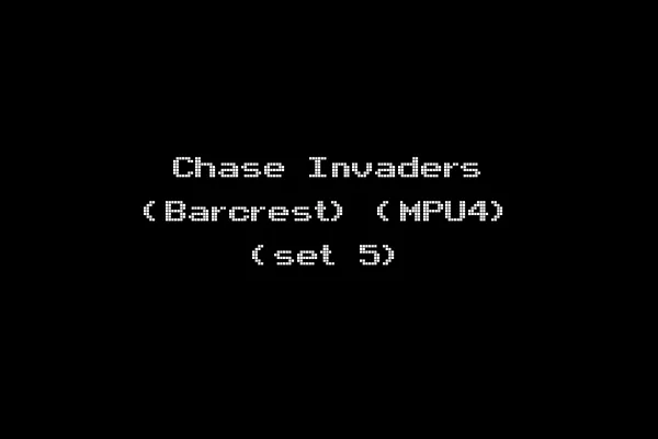 Chase Invaders (Barcrest) (MPU4) (set 5)
