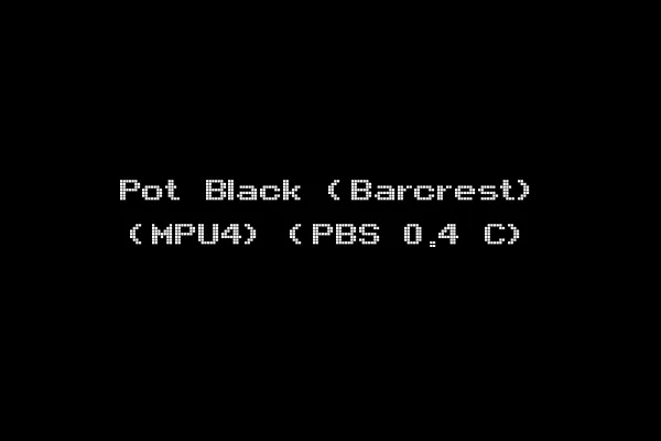 Pot Black (Barcrest) (MPU4) (PBS 0.4 C)