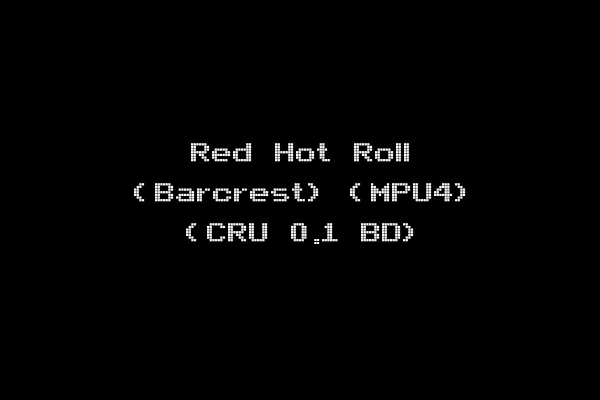 Red Hot Roll (Barcrest) (MPU4) (CRU 0.1 BD)
