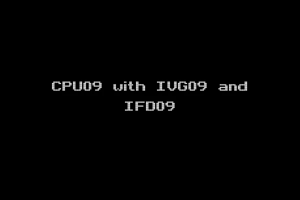 CPU09 with IVG09 and IFD09