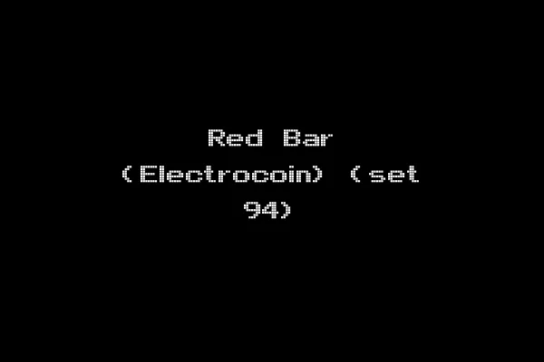 Red Bar (Electrocoin) (set 94)