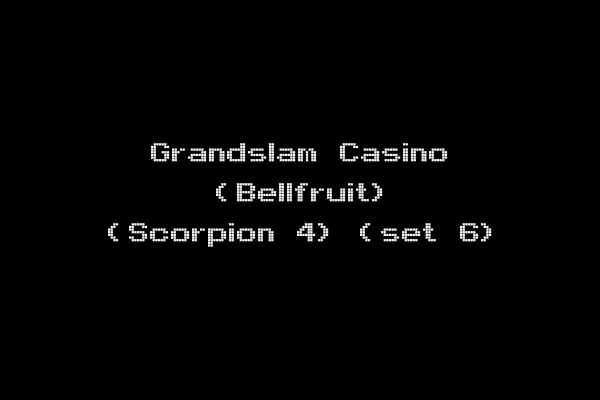 Grandslam Casino (Bellfruit) (Scorpion 4) (set 6)