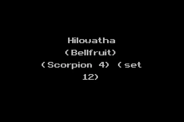 Hilowatha (Bellfruit) (Scorpion 4) (set 12)