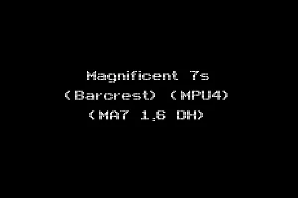 Magnificent 7s (Barcrest) (MPU4) (MA7 1.6 DH)