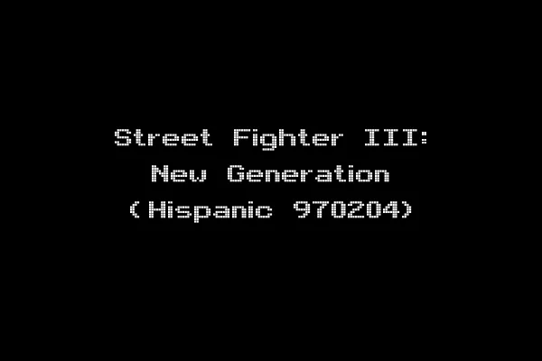Street Fighter III: New Generation (Hispanic 970204)