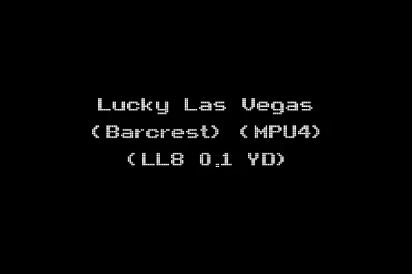 Lucky Las Vegas (Barcrest) (MPU4) (LL8 0.1 YD)