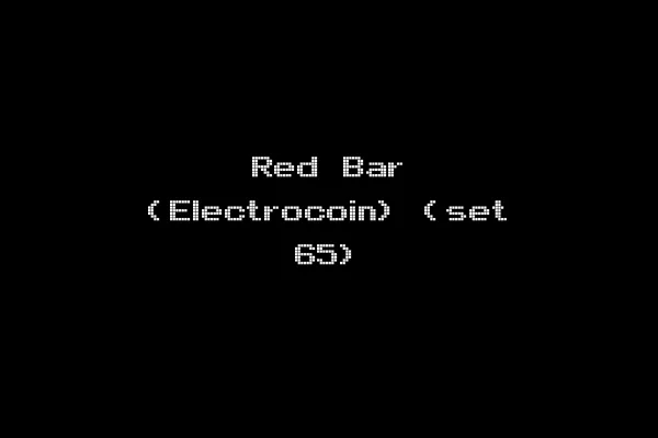 Red Bar (Electrocoin) (set 65)
