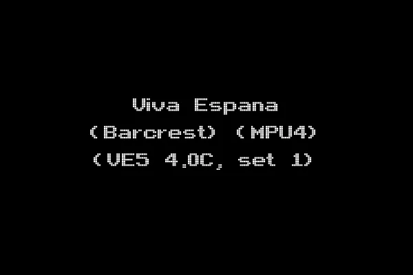 Viva Espana (Barcrest) (MPU4) (VE5 4.0C, set 1)