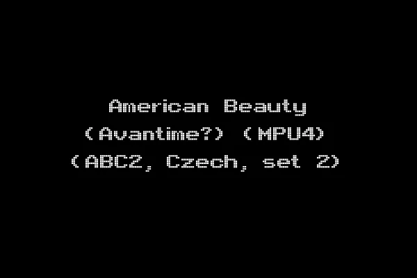 American Beauty (Avantime?) (MPU4) (ABC2, Czech, set 2)